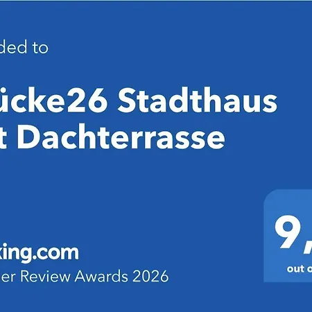 Bruecke26 Stadthaus Mit Dachterrasse Apartmán *