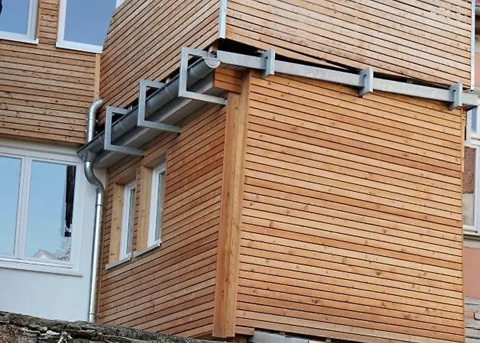 アパート Bruecke26 Stadthaus Mit Dachterrasse ミュールハウゼン